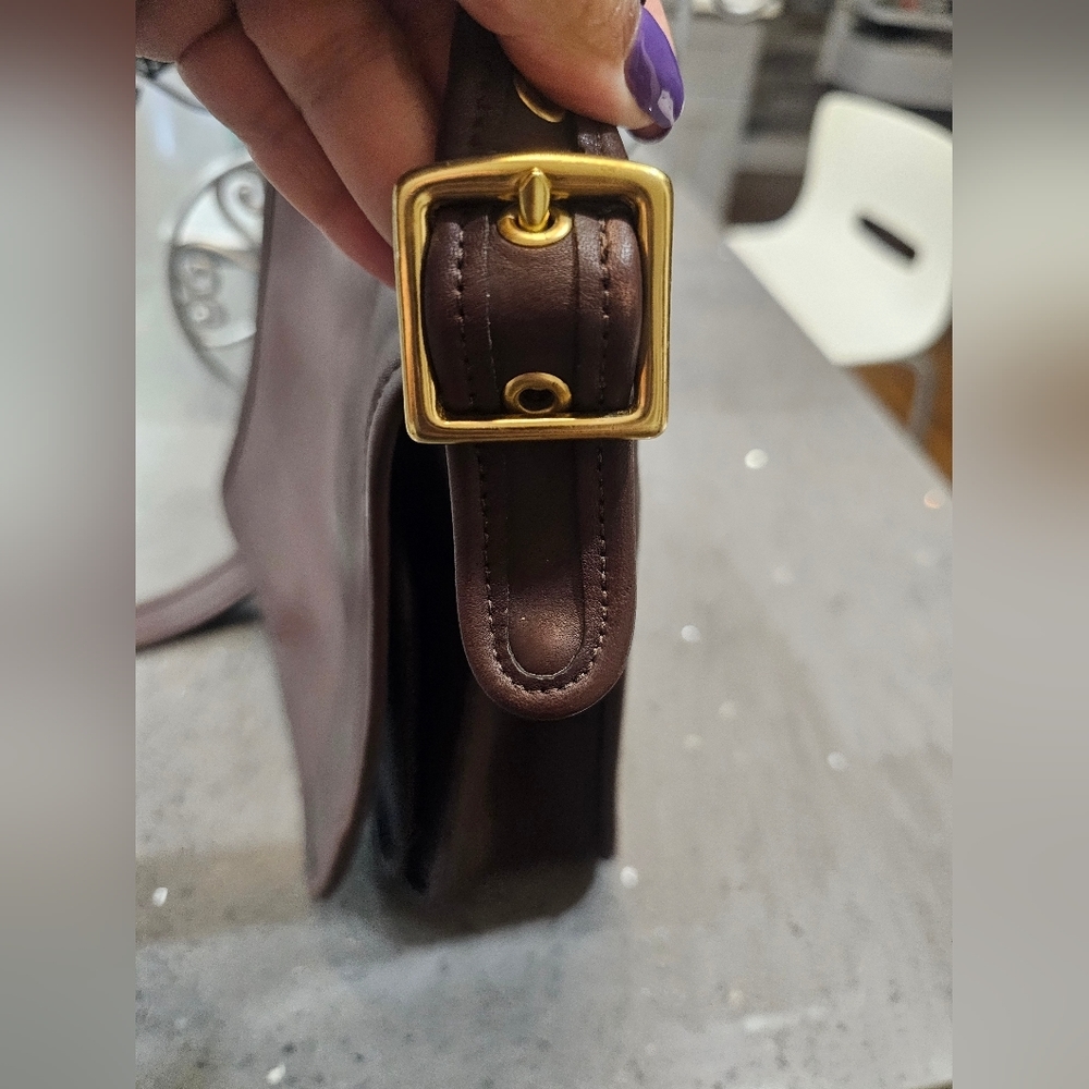 Coach Mahogany Brown Vintage Legacy Medium Studio Flap Bag. - Picture 14 of 17